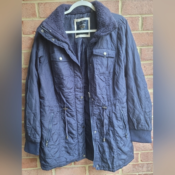 Cavalini Women's Navy Quilted Jacket - Picture 2 of 11